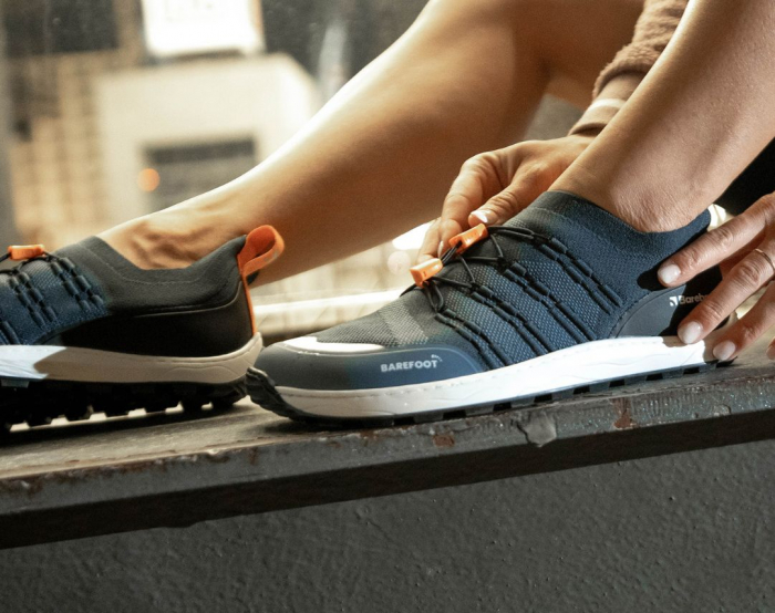 Sneakers Barefoot Barebarics Voyager - Albastru Închis & Alb [2]