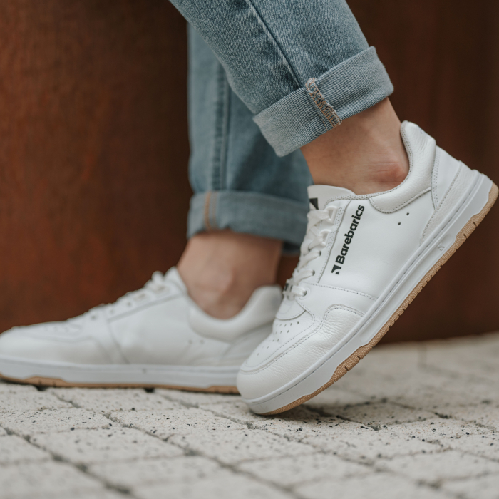 Sneakers barefoot BAREBARICS WAVE - Alb [2]