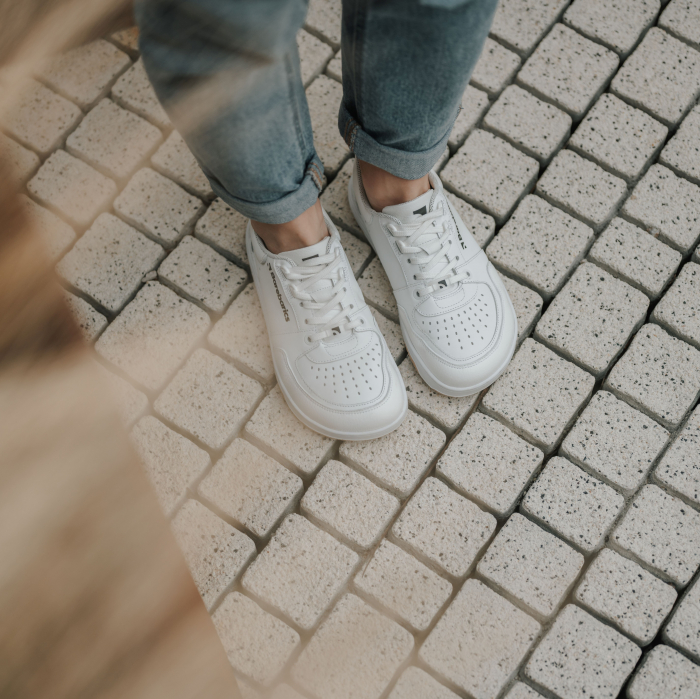 Sneakers barefoot BAREBARICS WAVE - Alb [4]