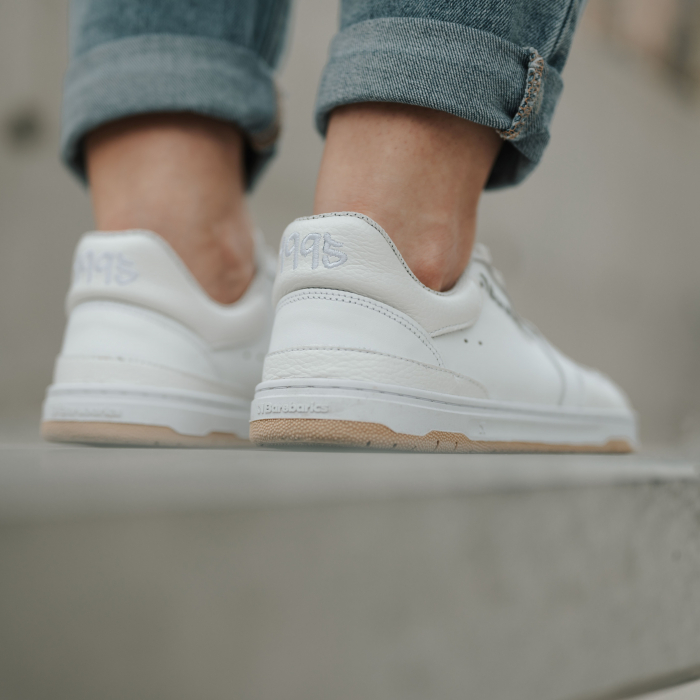Sneakers barefoot BAREBARICS WAVE - Alb [8]