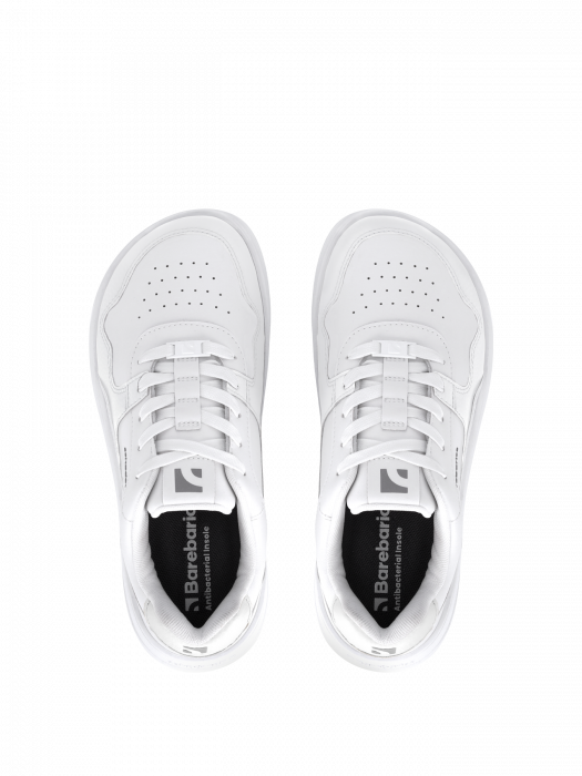 Barefoot Sneakers Barebarics Zing - All White - Leather [18]