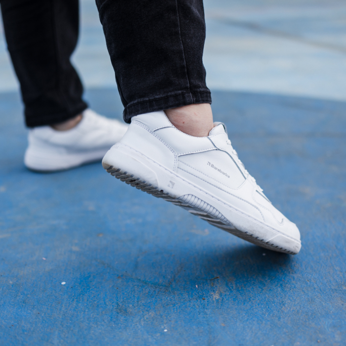 Barefoot Sneakers Barebarics Zing - All White - Leather [8]