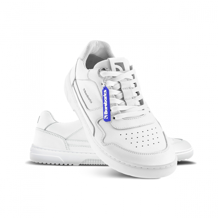 Barefoot Sneakers Barebarics Zing - All White - Leather [3]