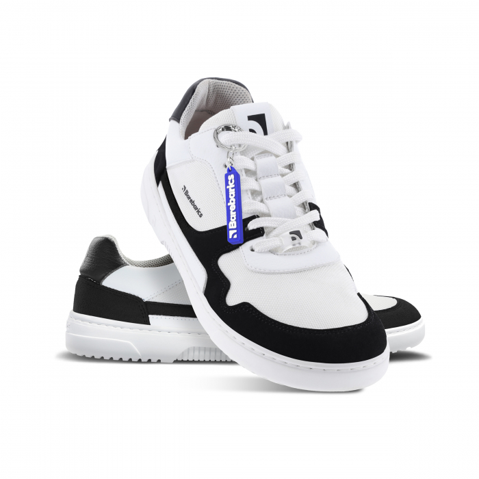 Barefoot Sneakers Barebarics - Zing - White & Black [3]