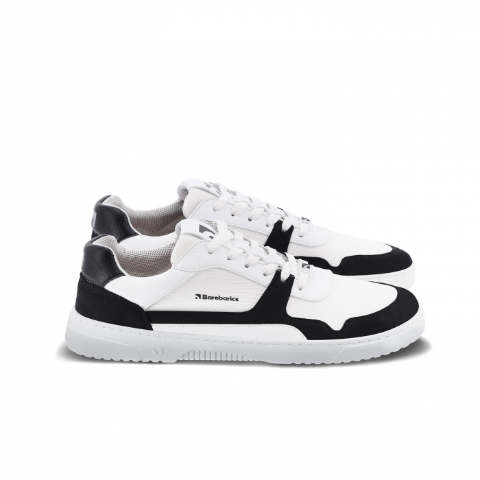 Barefoot Sneakers Barebarics - Zing - White & Black [5]