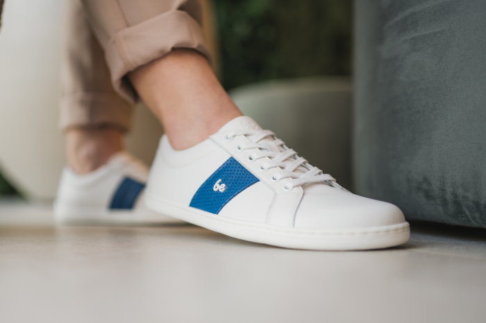 Sneakers barefoot BE LENKA ELITE - Alb & albastru închis [4]