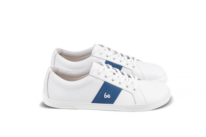 Sneakers barefoot BE LENKA ELITE - Alb & albastru închis [7]