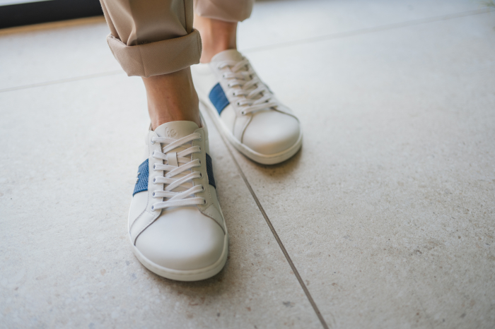 Sneakers barefoot BE LENKA ELITE - Alb & albastru închis [6]