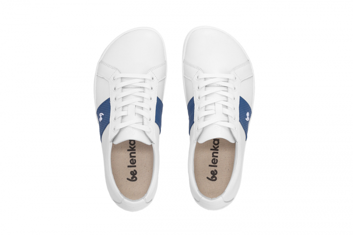 Sneakers barefoot BE LENKA ELITE - Alb & albastru închis [10]