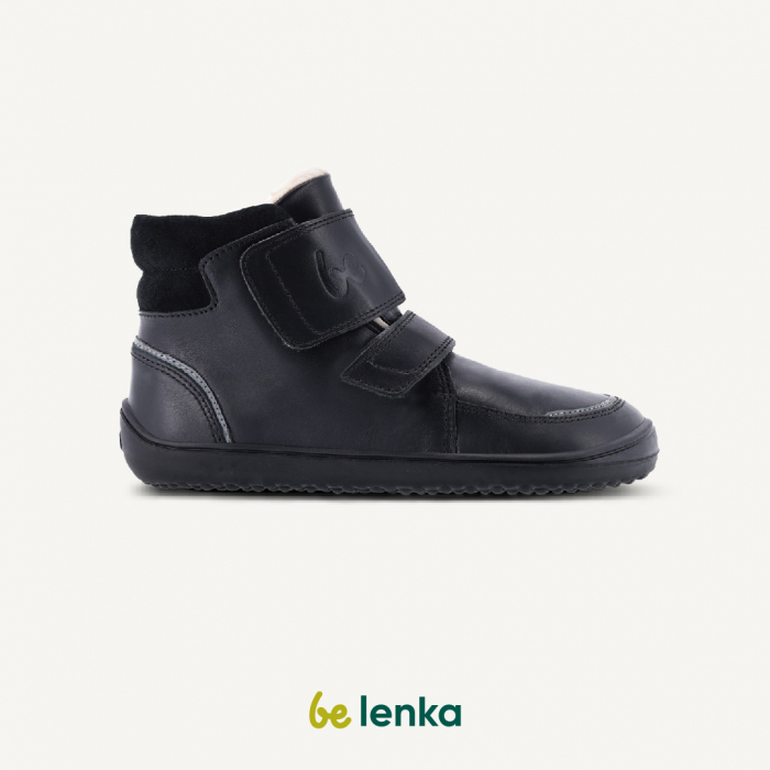 Ghete barefoot iarna copii BE LENKA PANDA 2.0 - Negru [12]
