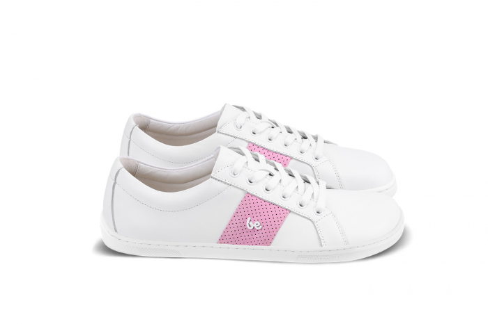 Sneakers barefoot BE LENKA ELITE - Alb și roz [3]
