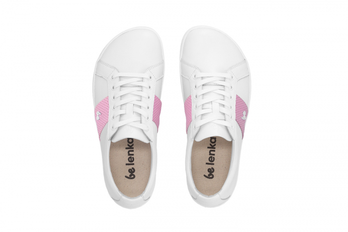 Sneakers barefoot BE LENKA ELITE - Alb și roz [6]