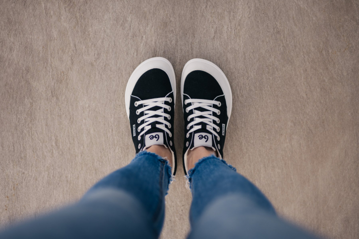 Sneakers barefoot BE LENKA Rebound - Negru & Alb [6]