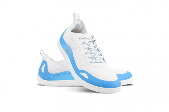Sneakers barefoot BE LENKA Velocity - Alb & Albastru [3]