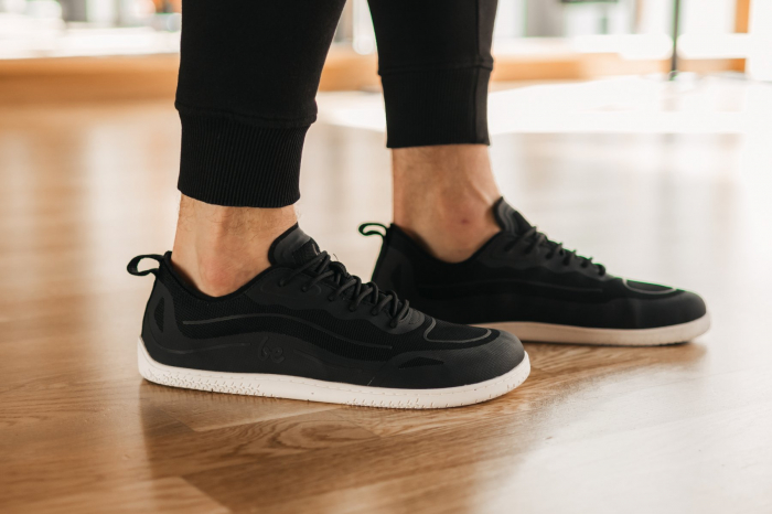 Sneakers barefoot BE LENKA Velocity - Negru & Alb [2]