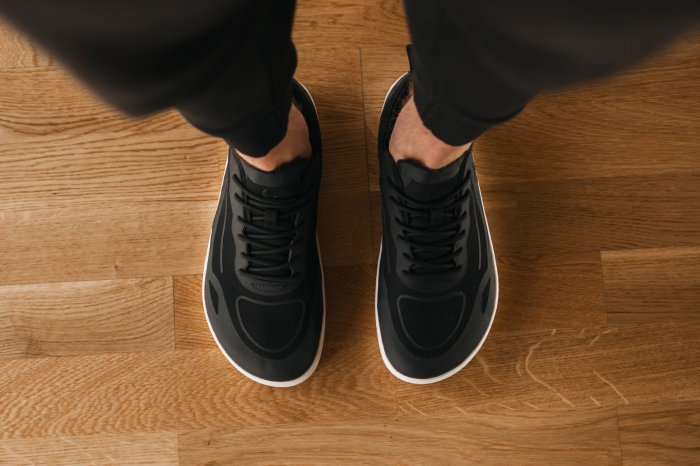 Sneakers barefoot BE LENKA Velocity - Negru & Alb [4]