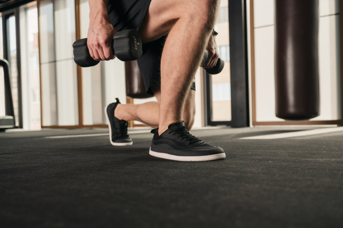 Sneakers barefoot BE LENKA Velocity - Negru & Alb [6]