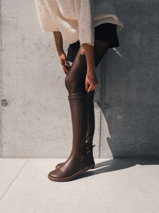 Cizme barefoot BE LENKA Athena Vegan - Maro ciocolatiu [6]