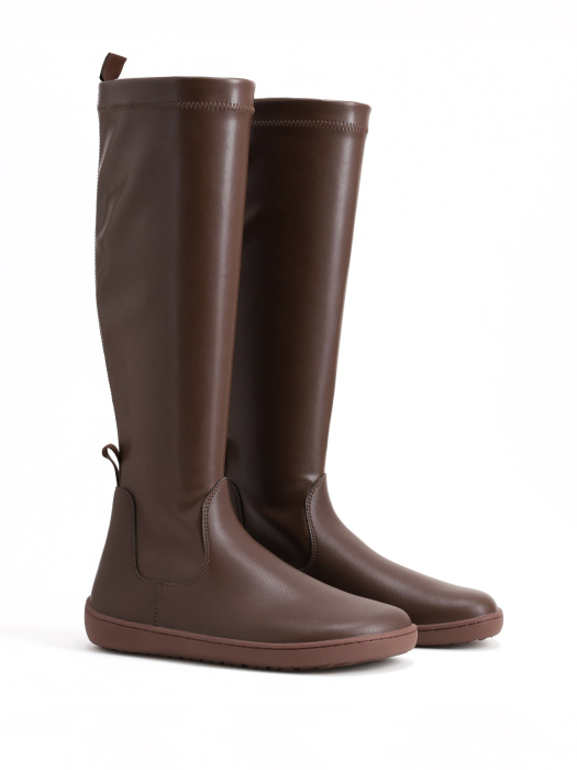 Cizme barefoot BE LENKA Athena Vegan - Maro ciocolatiu [3]