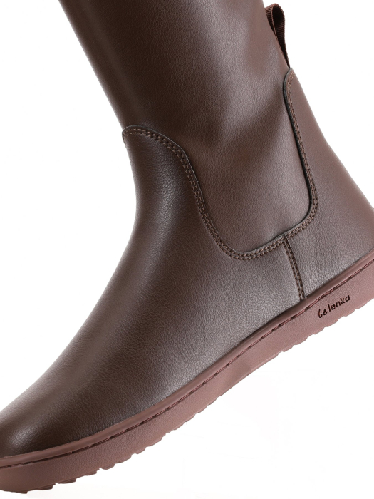Cizme barefoot BE LENKA Athena Vegan - Maro ciocolatiu [7]