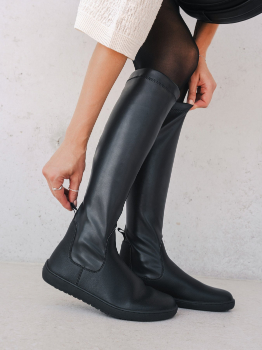 Cizme barefoot BE LENKA Athena Vegan - Negru [8]