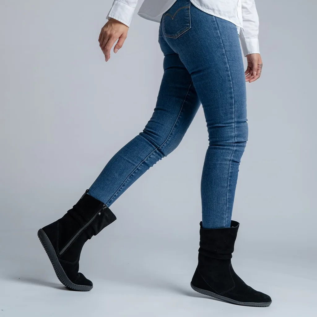 Cizme barefoot femei GROUNDIES ODESSA - Negru [3]