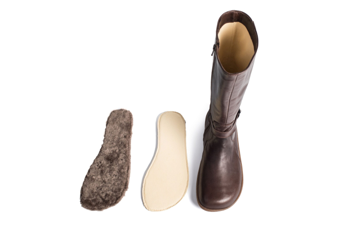 Cizme Barefoot Înalte True Feel Essential Negru [3]