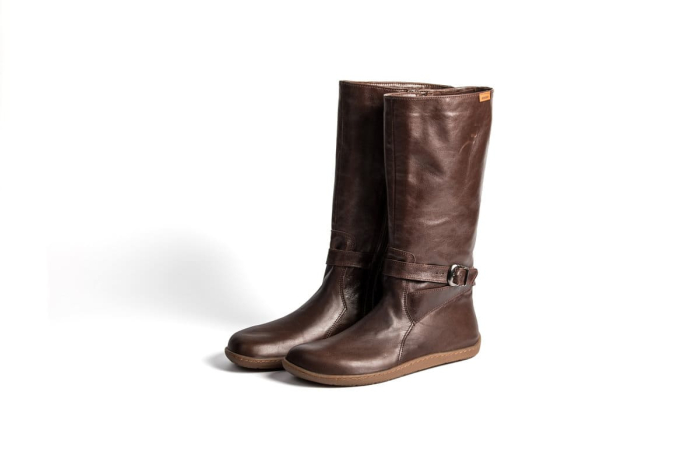 Cizme Barefoot Înalte True Feel Essential Negru [4]