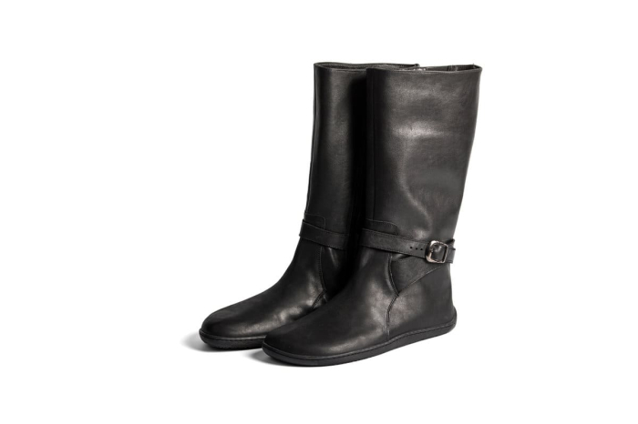 Cizme Barefoot Înalte True Feel Essential Negru [4]