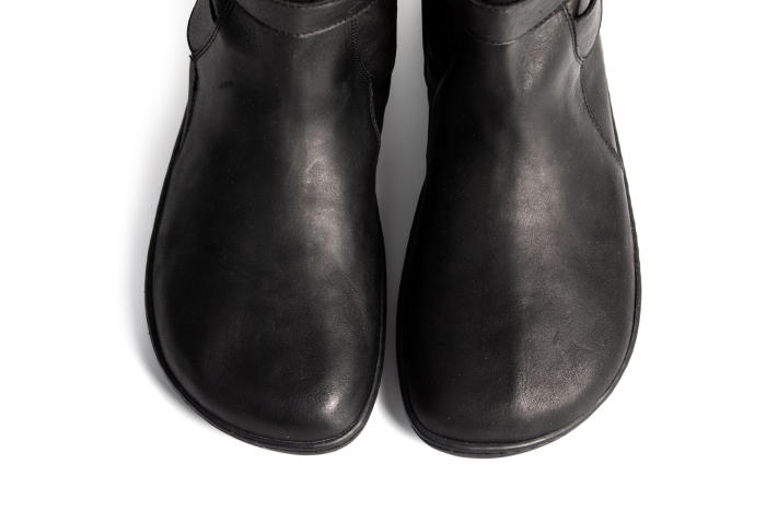 Cizme Barefoot Înalte True Feel Essential Negru [5]