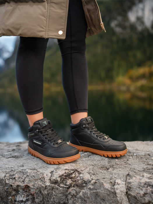 Ghete barefoot BAREBARICS URBANEDGE - Negru [10]