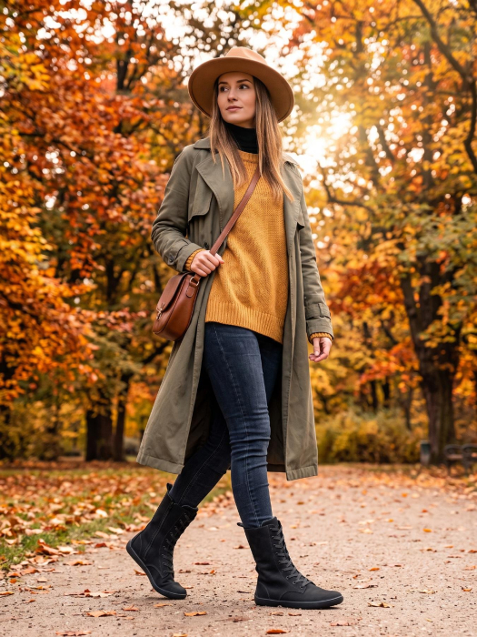 Ghete barefoot BE LENKA Evon - Negru [4]