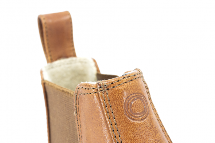 Ghete barefoot MUKISHOES Chelsea Leather - Caramel [6]
