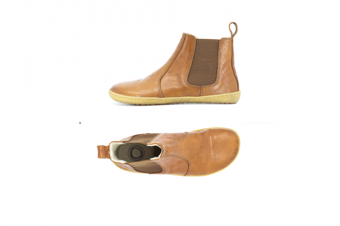 Ghete barefoot MUKISHOES Chelsea Leather - Caramel [5]