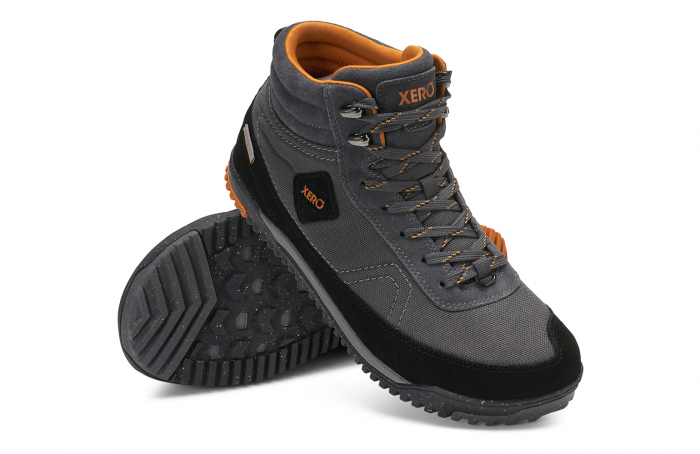 Ghete barefoot drumeție impermeabile XERO SHOES RIDGEWAY Bărbați - Negru/Asfalt [6]