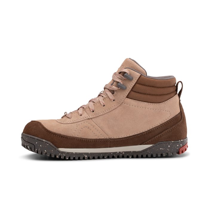 Ghete barefoot drumeție femei XERO SHOES Ridgeway Piele – Roz nisipiu [5]