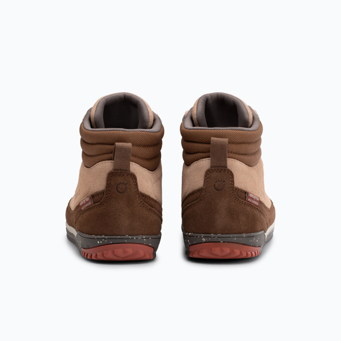 Ghete barefoot drumeție femei XERO SHOES Ridgeway Piele – Roz nisipiu [9]