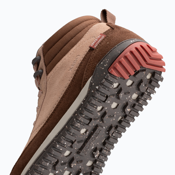 Ghete barefoot drumeție femei XERO SHOES Ridgeway Piele – Roz nisipiu [13]