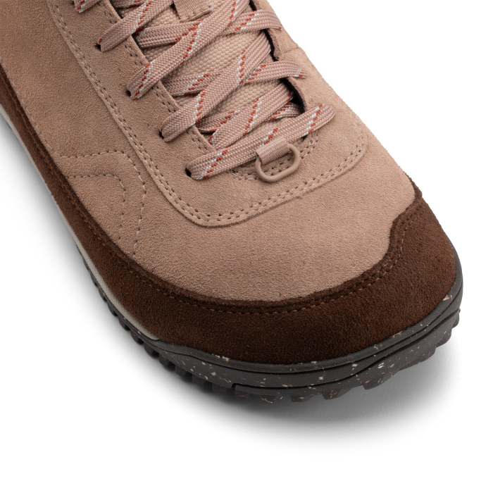 Ghete barefoot drumeție femei XERO SHOES Ridgeway Piele – Roz nisipiu [11]