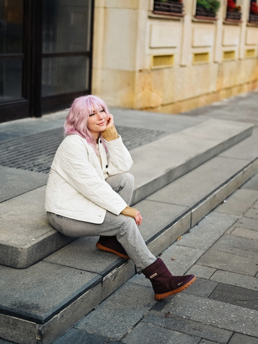 Ghete barefoot iarnǎ BAREBARICS PolarStride - Maro arǎmiu [6]