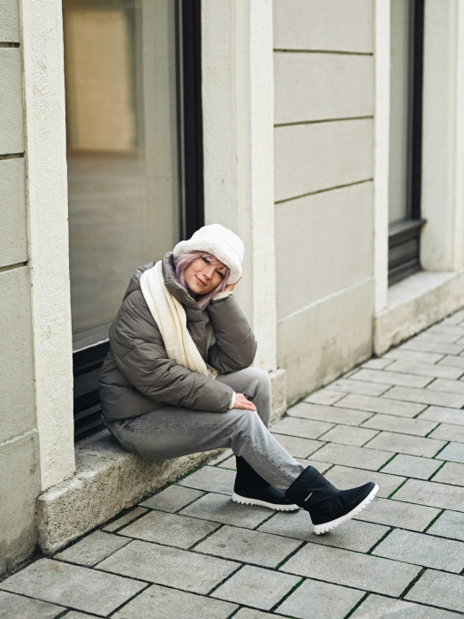 Ghete barefoot iarnǎ BAREBARICS PolarStride - Negru [10]