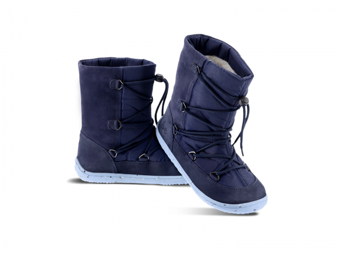Ghete barefoot iarna copii BE LENKA SNOWFOX KIDS 2.0 - Bleumarin & Albastru deschis [3]