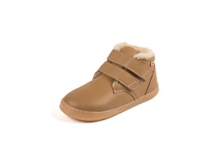 Ghete barefoot iarna copii TIMMO SMART FLEX NATURE'S TOUCH - Maro deschis [7]