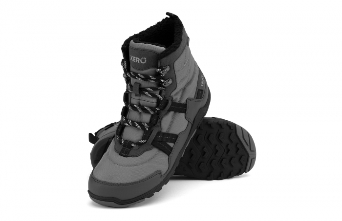 Ghete barefoot iarnă XERO SHOES ALPINE Bărbați - Asfalt/Negru [6]