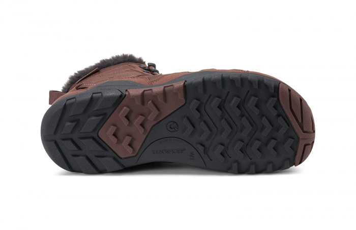 Ghete barefoot iarnă XERO SHOES ALPINE Femei - Roșu Întunecat [9]