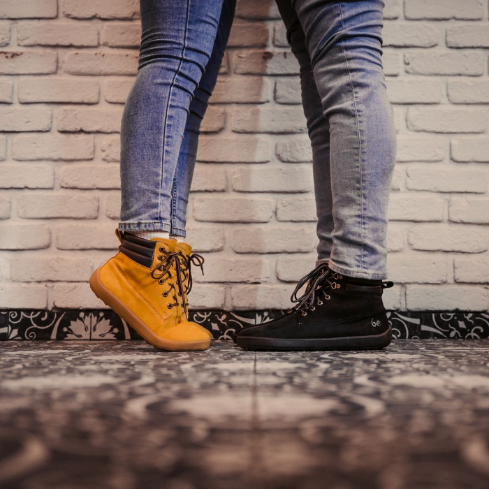 Ghete barefoot BE LENKA NEVADA NEO - Galben muștar [12]