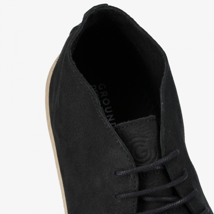 Pantofi barefoot GROUNDIES MILANO SOFT BAREFOOT+ WOMEN - Negru (wide/lat) [5]