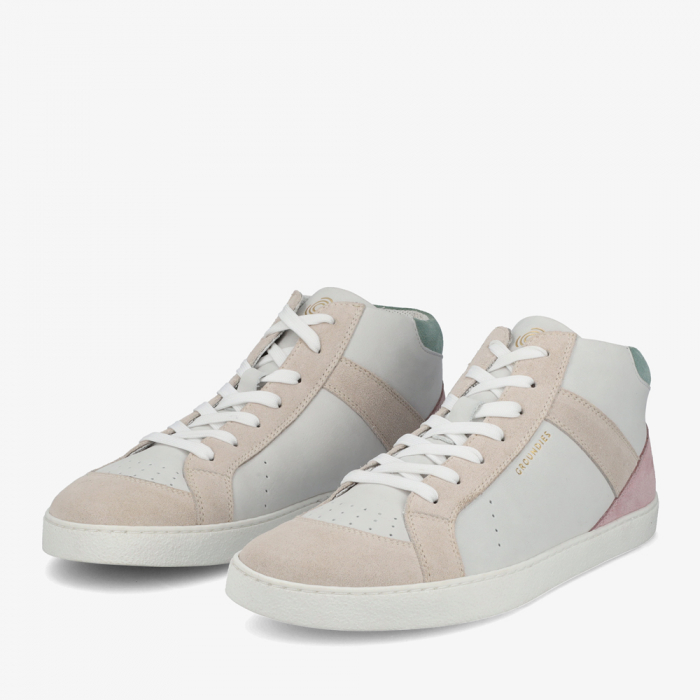 Sneakers barefoot GROUNDIES NOVA MID WOMEN - Bej / Roz [3]