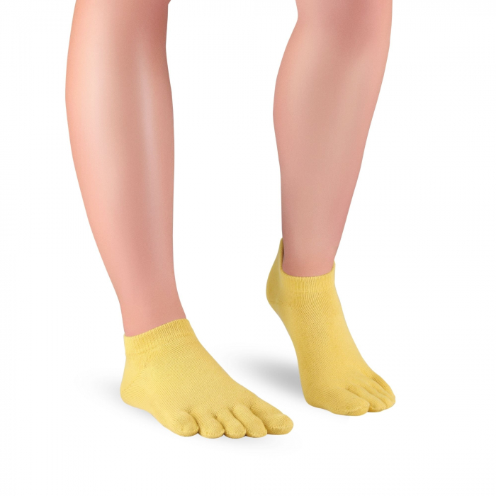 Șosete cu degete KNITIDO Essentials Sneaker - Galben [3]