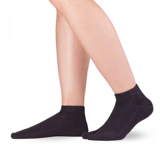 Șosete cu degete KNITIDO Tabi Cotton Sneaker  - Gri închis [2]